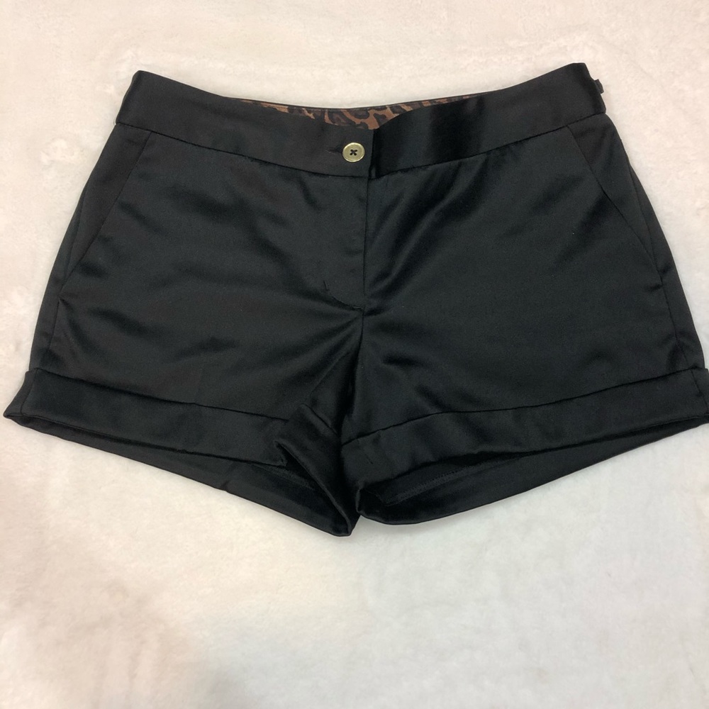 Satin express shorts size 4